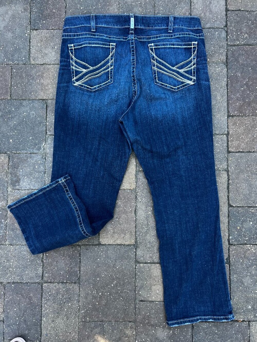 Ariat R.E.A.L. Mid Rise Stretch Bootcut Jeans Dark Wash Women’s size 24